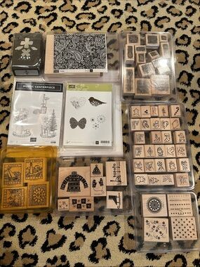 Stampin up bundle of 8 stamps and one punch